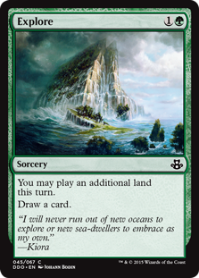 Explore (Duel Decks: Kiora vs Elspeth) Light Play