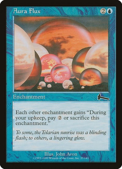 Aura Flux (Urza's Legacy) Light Play