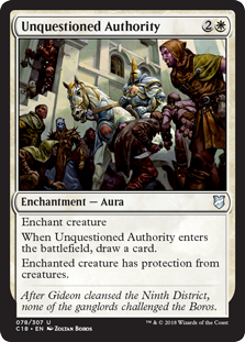 Unquestioned Authority (Commander 2018) Light Play