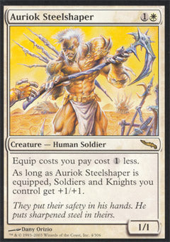 Auriok Steelshaper (Mirrodin) Light Play
