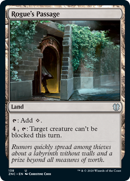 Rogue's Passage (Commander 2020 Zendikar Rising) Light Play