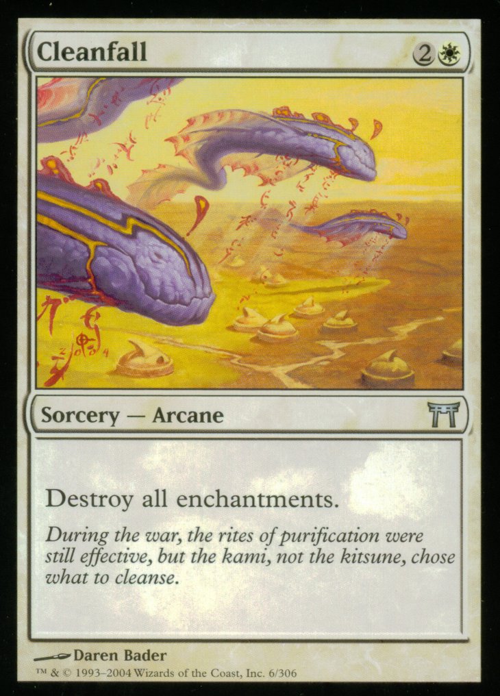 Cleanfall (Champions of Kamigawa) Light Play