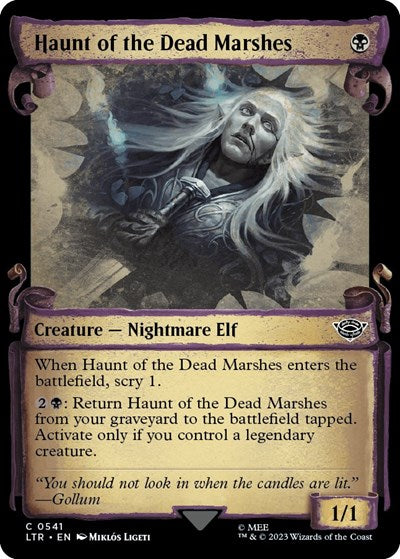 Haunt of the Dead Marshes (Showcase Scrolls) (Universes Beyond: The Lord of the Rings: Tales of Middle-earth) Light Play