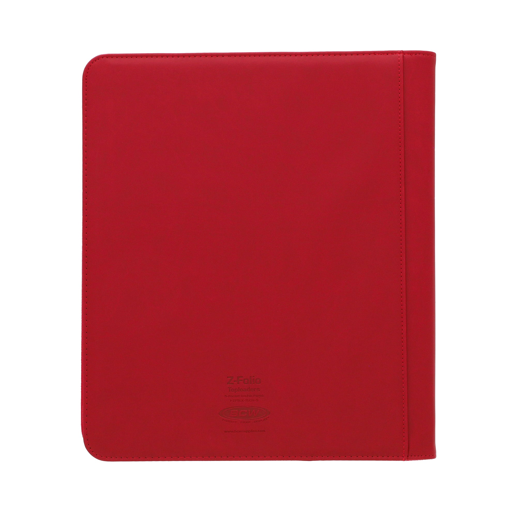 Z-Folio 9-Pocket LX Album - Toploaders - Red