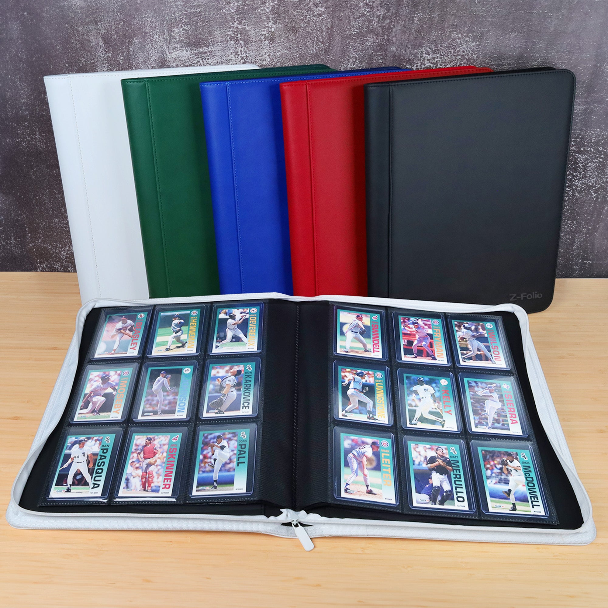 Z-Folio 9-Pocket LX Album - Toploaders - White