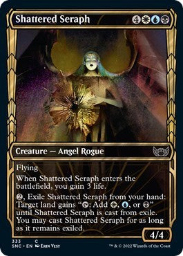 Shattered Seraph (Showcase) (Streets of New Capenna) Light Play Foil