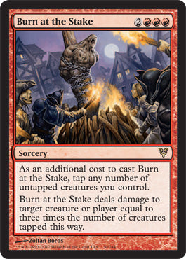 Burn at the Stake (Avacyn Restored) Light Play