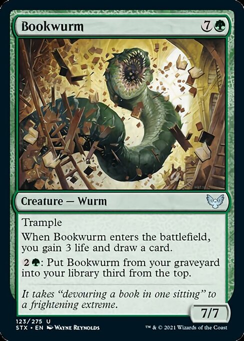 Bookwurm (Strixhaven) Light Play Foil