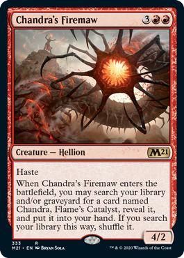 Chandra's Firemaw (Magic 2021 Core Set) Light Play