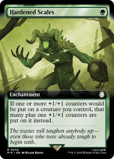 Hardened Scales (Extended Art) (Universes Beyond: Fallout) Light Play