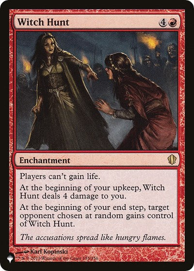 Witch Hunt (The List) Light Play