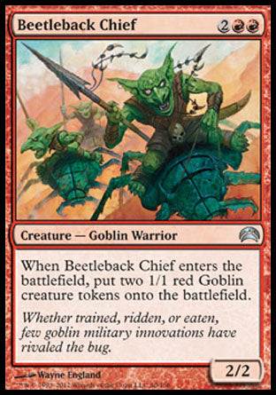 Beetleback Chief (Planechase 2012) Light Play
