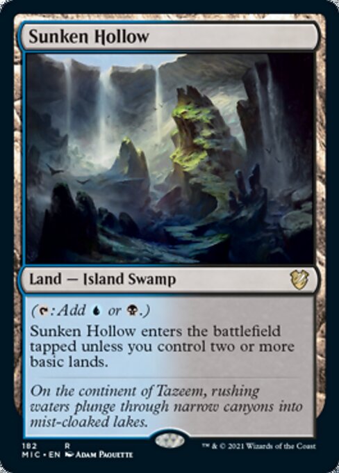 Sunken Hollow (Commander 2021 Midnight Hunt) Light Play