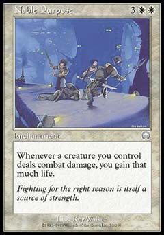 Noble Purpose (Mercadian Masques) Light Play