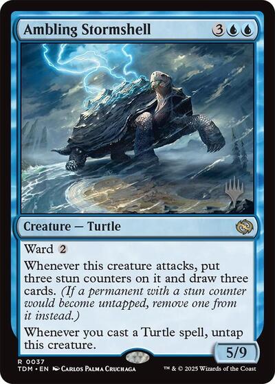Ambling Stormshell (Promo Pack: Tarkir: Dragonstorm) Near Mint