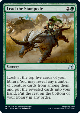 Lead the Stampede (Ikoria: Lair of Behemoths) Light Play