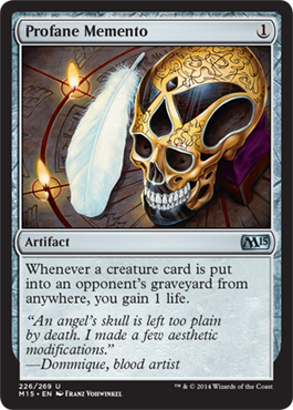 Profane Memento (Magic 2015 Core Set) Light Play