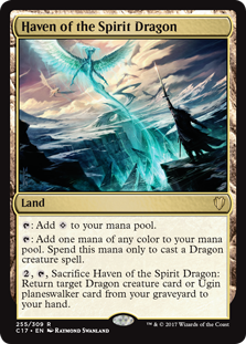 Haven of the Spirit Dragon (Commander 2017) Light Play