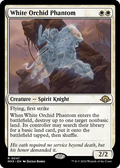 White Orchid Phantom (Modern Horizons 3) Light Play