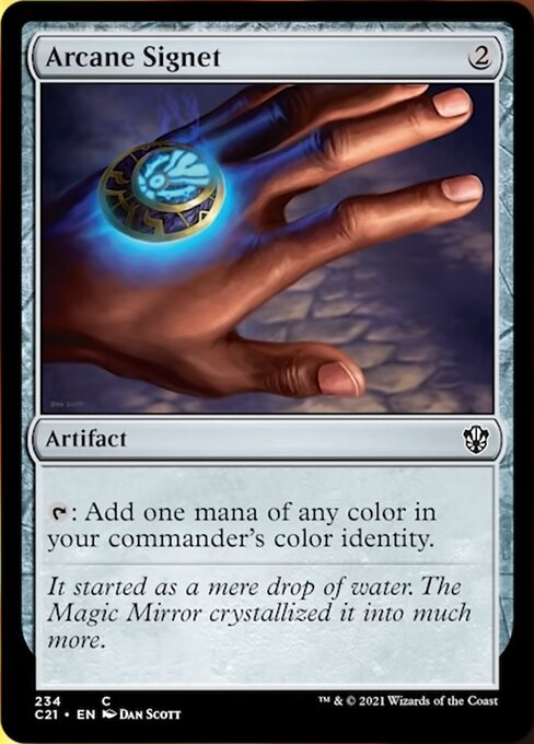 Arcane Signet (Commander 2021 Strixhaven) Light Play