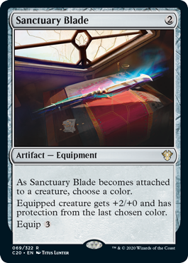 Sanctuary Blade (Commander 2020 Ikoria) Light Play