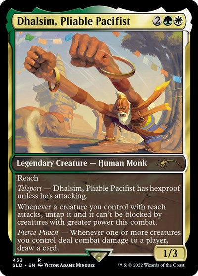 Dhalsim, Pliable Pacifist (Secret Lair) Light Play
