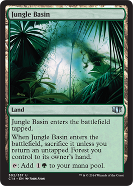 Jungle Basin (Commander 2014 Edition) Light Play