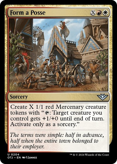 Form a Posse (Outlaws of Thunder Junction) Near Mint Foil