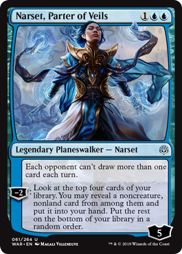 Narset, Parter of Veils (War of the Spark) Light Play