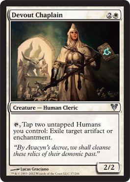 Devout Chaplain (Avacyn Restored) Light Play