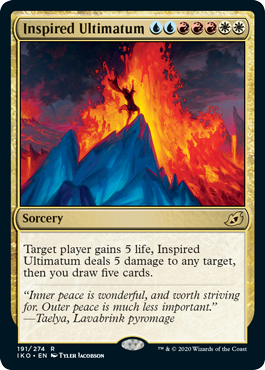 Inspired Ultimatum (Ikoria: Lair of Behemoths) Light Play