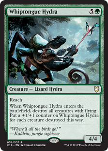 Whiptongue Hydra (Commander 2018) Light Play
