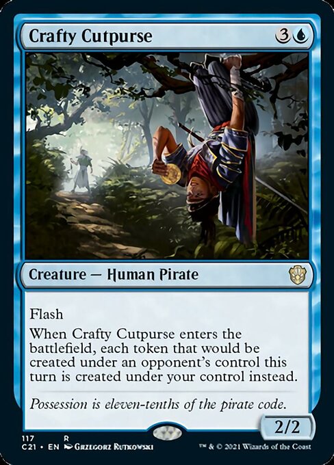 Crafty Cutpurse (Commander 2021 Strixhaven) Light Play