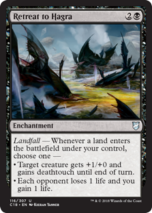 Retreat to Hagra (Commander 2018) Light Play