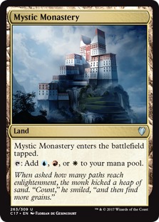 Mystic Monastery (Commander 2017) Light Play