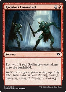 Krenko's Command (Duel Decks: Speed vs Cunning) Light Play