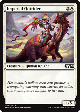 Imperial Outrider (Magic 2020 Core Set) Light Play