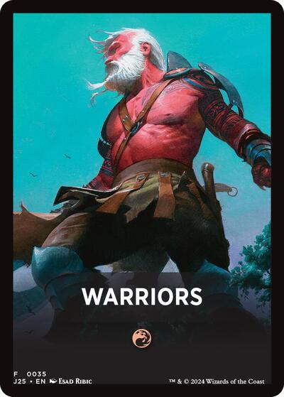 Warriors Theme Card (Foundations Jumpstart) Near Mint