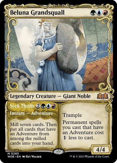 Beluna Grandsquall (Showcase) (Wilds of Eldraine) Near Mint Foil