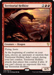 Territorial Hellkite (Commander 2017) Light Play