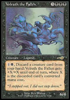 Volrath the Fallen (Nemesis) Light Play