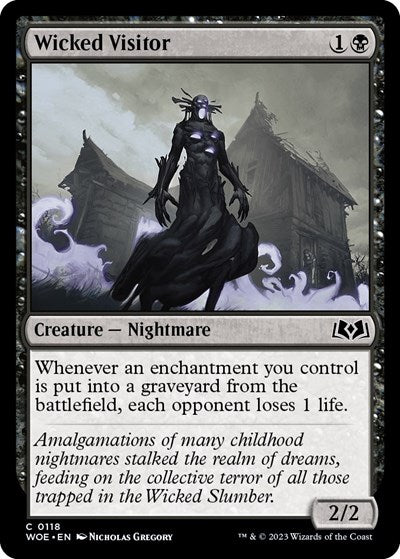 Wicked Visitor (Wilds of Eldraine) Near Mint Foil