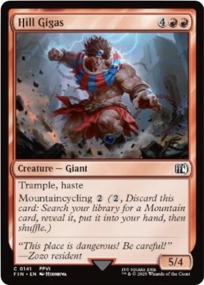 Hill Gigas (Universes Beyond: FINAL FANTASY) Light Play Foil