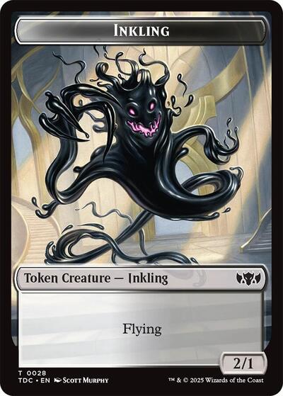 Inkling / Bird Double-Sided Token (Commander: Tarkir: Dragonstorm) Near Mint