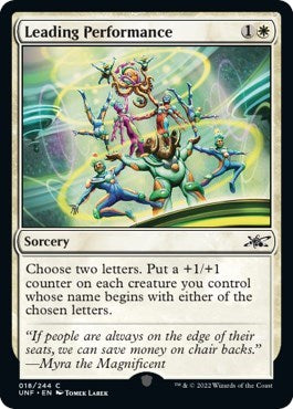 Leading Performance (Unfinity) Light Play Foil