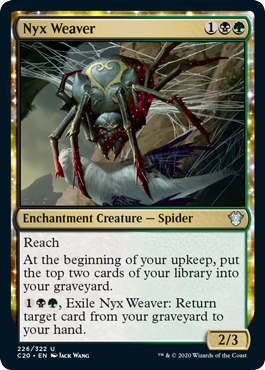 Nyx Weaver (Commander 2020 Ikoria) Light Play