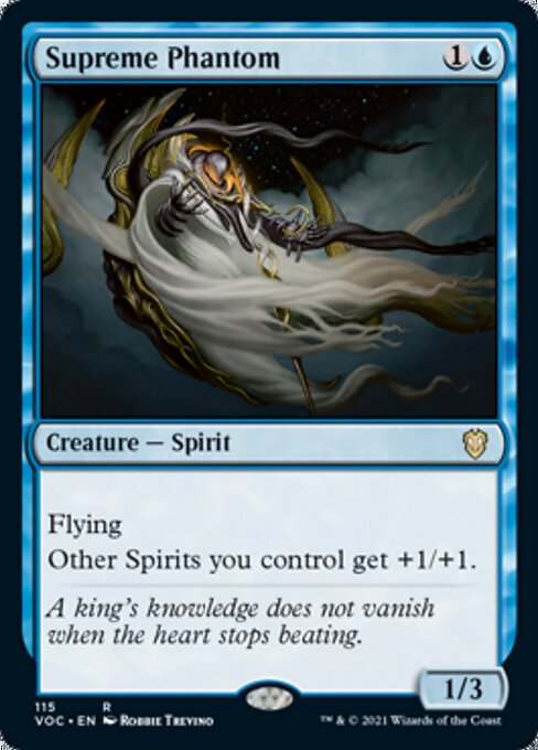 Supreme Phantom (Commander 2021 Crimson Vow) Light Play