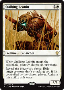 Stalking Leonin (Commander 2017) Light Play