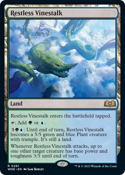 Restless Vinestalk (Wilds of Eldraine) Light Play