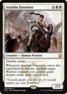 Arashin Foremost (Dragons of Tarkir) Light Play